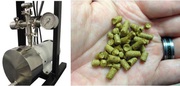 ShockWave Power™ Reactor in ApoWave System and typical brewing hop pellets